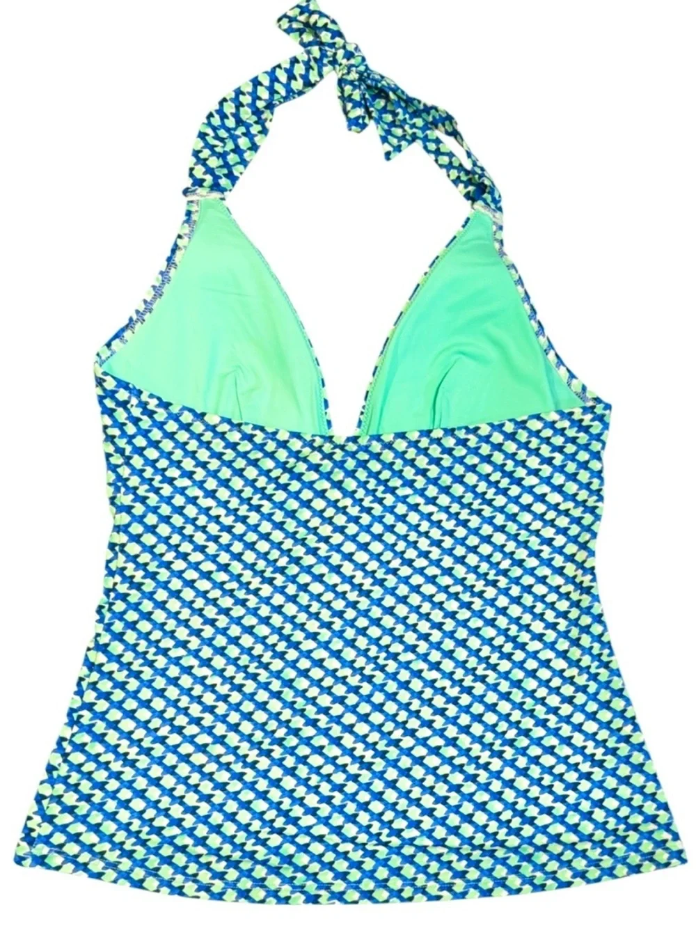 Tommy Bahama Palm Modern Mosaic Pool Ring Tankini Top